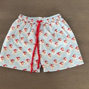 Kids Fun Santa Swim Trunks size 6
